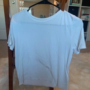plain white tee